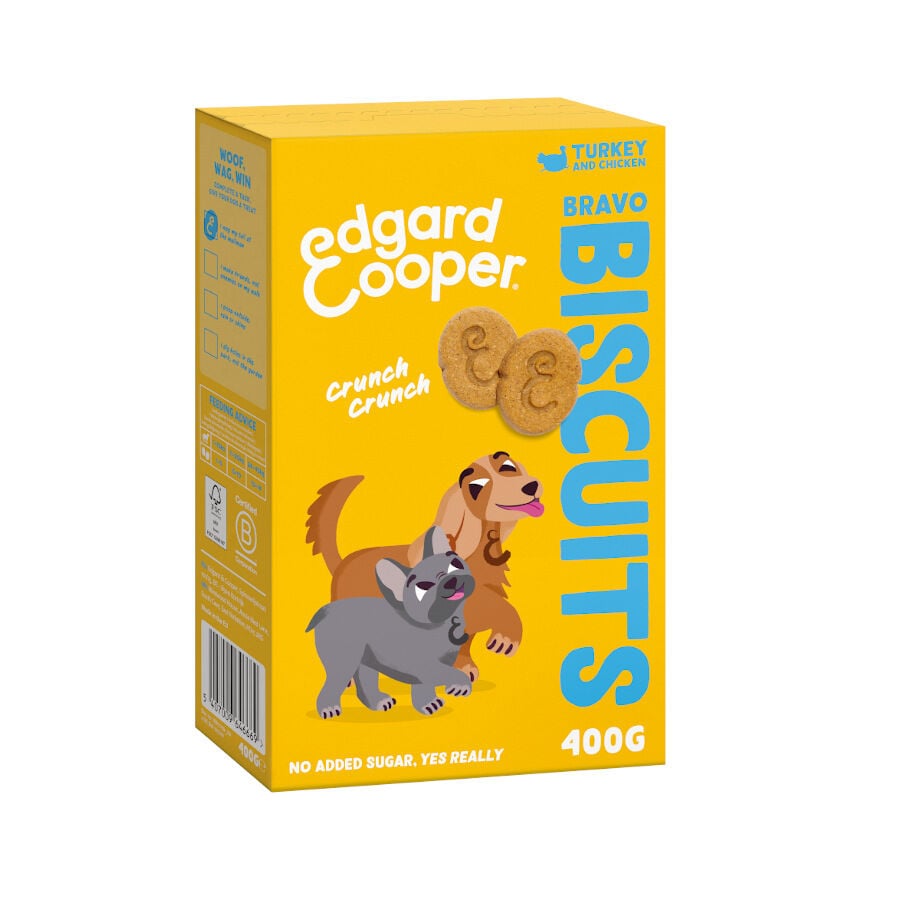 400 g Edgard & Cooper Galletas de Pavo snack para perros, , large indicador imagen numero 7